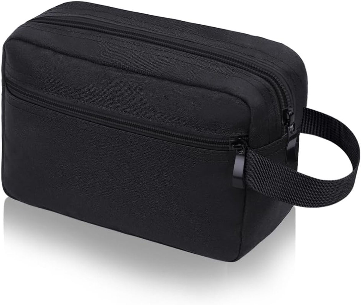 Thijox - Grote Reis-Toilettas voor Heren en Dames, Moderne Make-up Tas met Dubbele Ritsopening, Perfect voor Toiletartikelen en Accessoires, Medium Fo