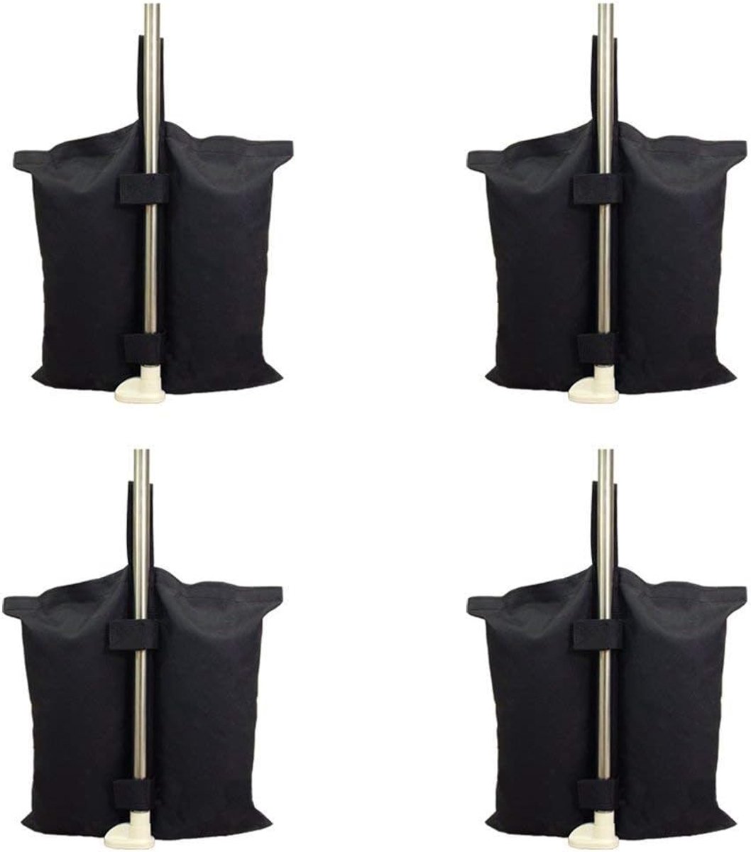 SnelShoppen - 4 Stuks Gewichtszakken voor Pop Up Tent - Universele Pasvorm, Waterdicht, 43x40cm, Ideaal voor Tuin, Camping, Feesten, Zandzakken