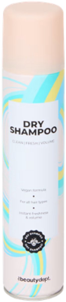 The Beauty Dept. Droogshampoo Clean Fresh Volume - Beige | 1x 200 ml - Direct Fris Haar & Extra Volume - Vegan Formule
