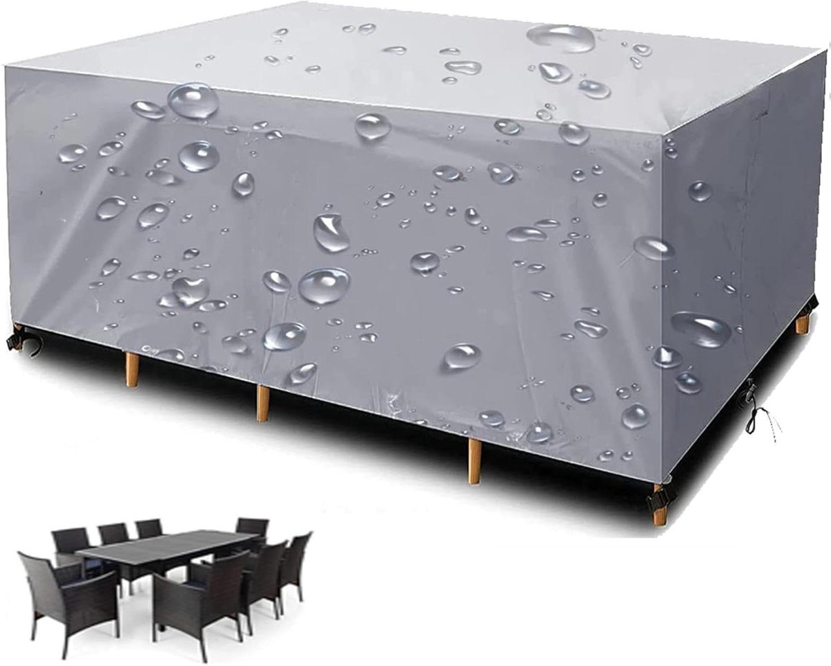 Tuinmeubelhoezen - Beschermhoes Buiten - Meubels Beschermen - Waterdicht 600D Oxford - 200x150x100 cm - Zwart