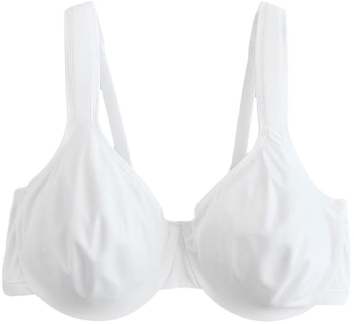 Next - Dames - DD+ Supersoft Comfort Padded Strap Minimising Full Cup Bra - Wit