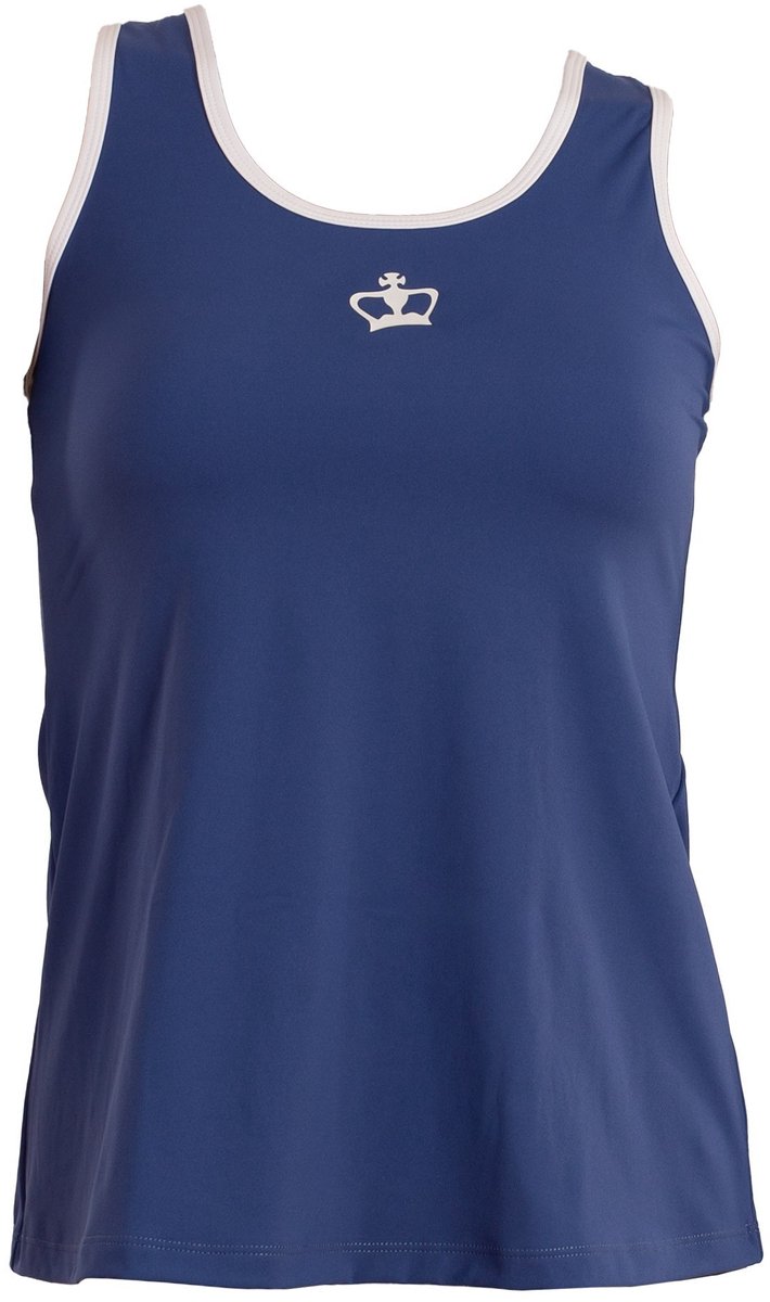 Zwart Crown Creta T-shirt Azul/Blanco - XS