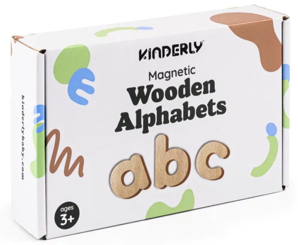 Kinderly Magnetische Puzzel Wooden Alfabet (40 pcs)