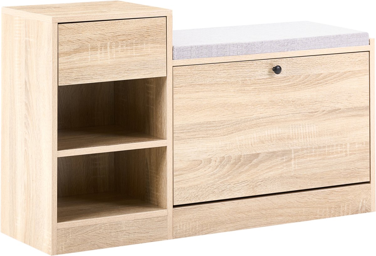 REGINA - Schoenenkast - Lichtbruin - MDF