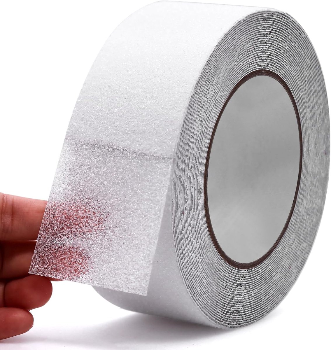 SnelShoppen - Non-slip Tape 10m×5cm Transparant - Zelfklevende Waterdichte Antislip Tape voor Trap, Binnen en Buiten - Hoge Kwaliteit PVC met Zandstru