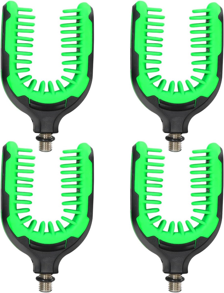 SnelShoppen - Sougayilang Hengelsteun Hoofd - Rubber Beschermers voor Carp Rods, Waterdicht, Antislip, Corrosiebestendig, Universele Bevestiging, 3/8