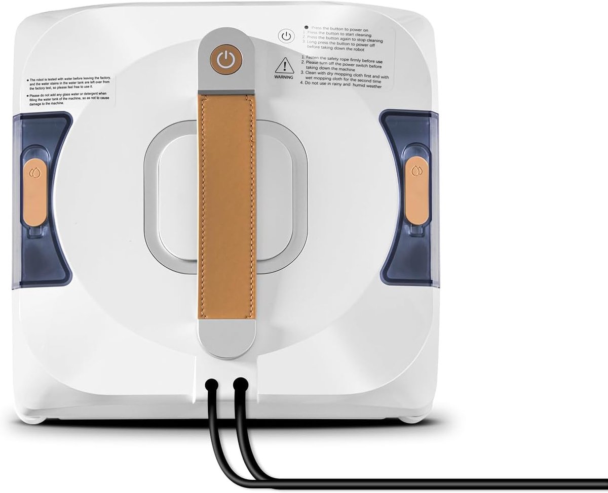 SnelShoppen - Raamreinigingsrobot met Spraakwisseling, Dual Side Spray, 110 ml Dual Tank, Droog- en Natwismodus, Voor Binnen en Buiten, Ideaal voor Ho