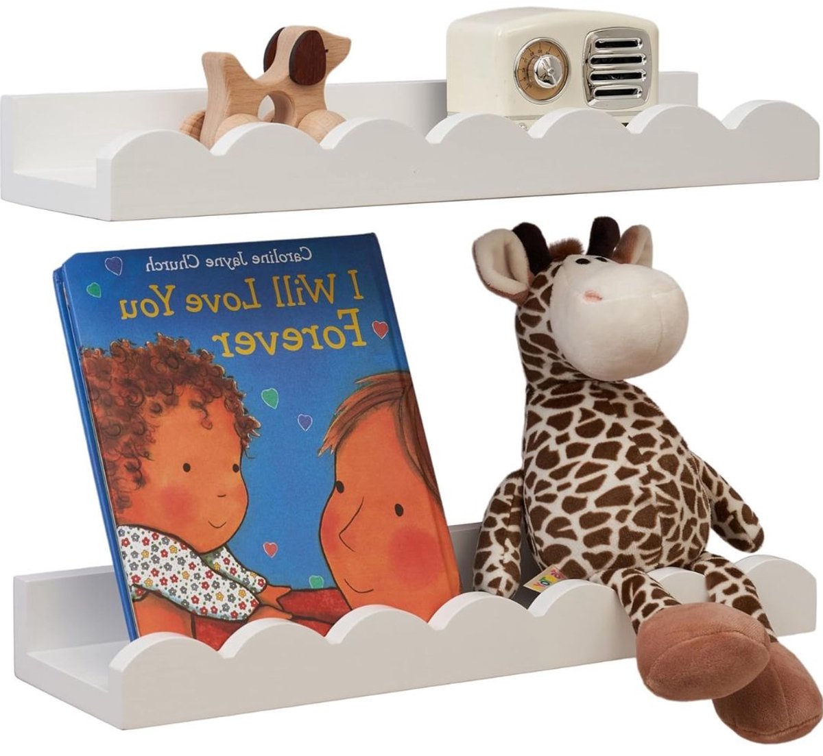 CLGP® Boekenplank Set - Zwevende Planken - Boeken Presenteren - Wit