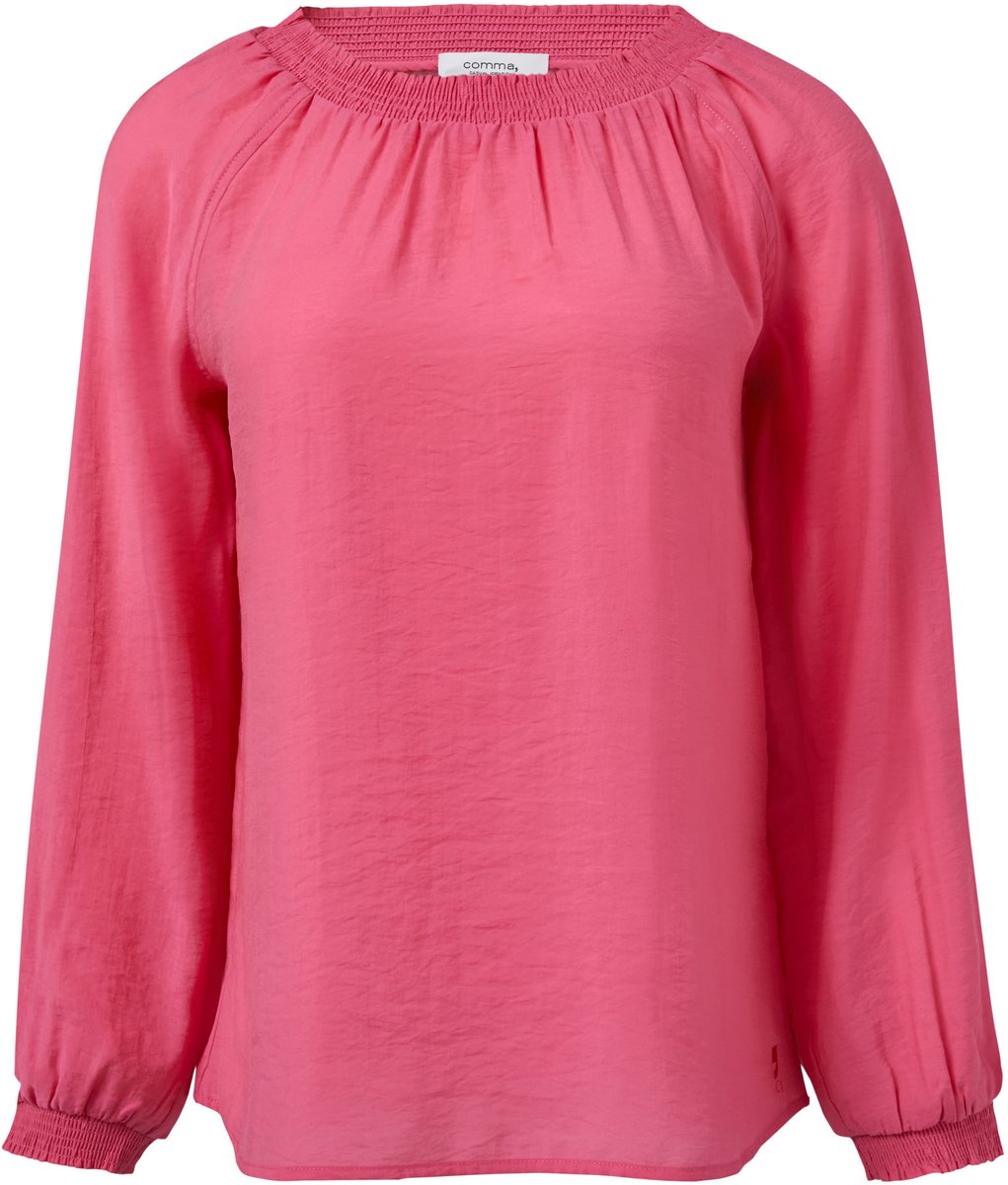 comma - female - Bluse mit elastischem Ausschnitt