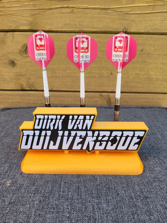 Dartshouder dartpijlen Dirk Van Duivenbode van 3D — afbeelding 3