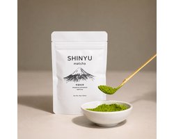 SHINYU Matcha - Ceremonial Grade A - Matcha thee poeder - Premium Japanse matcha poeder puur - Single Pack - 30g