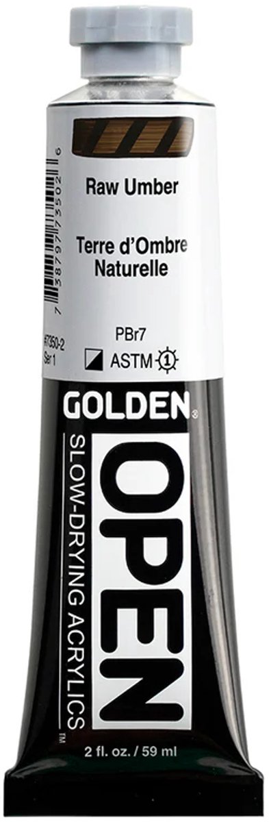 Golden OPEN Acrylics Raw Umber 2 FL OZ./59 ml