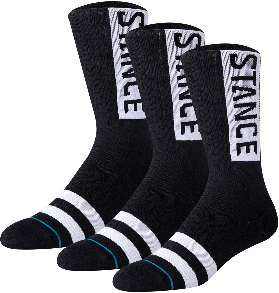 STANCE Sokken OG Crew 43-47 Set van 3