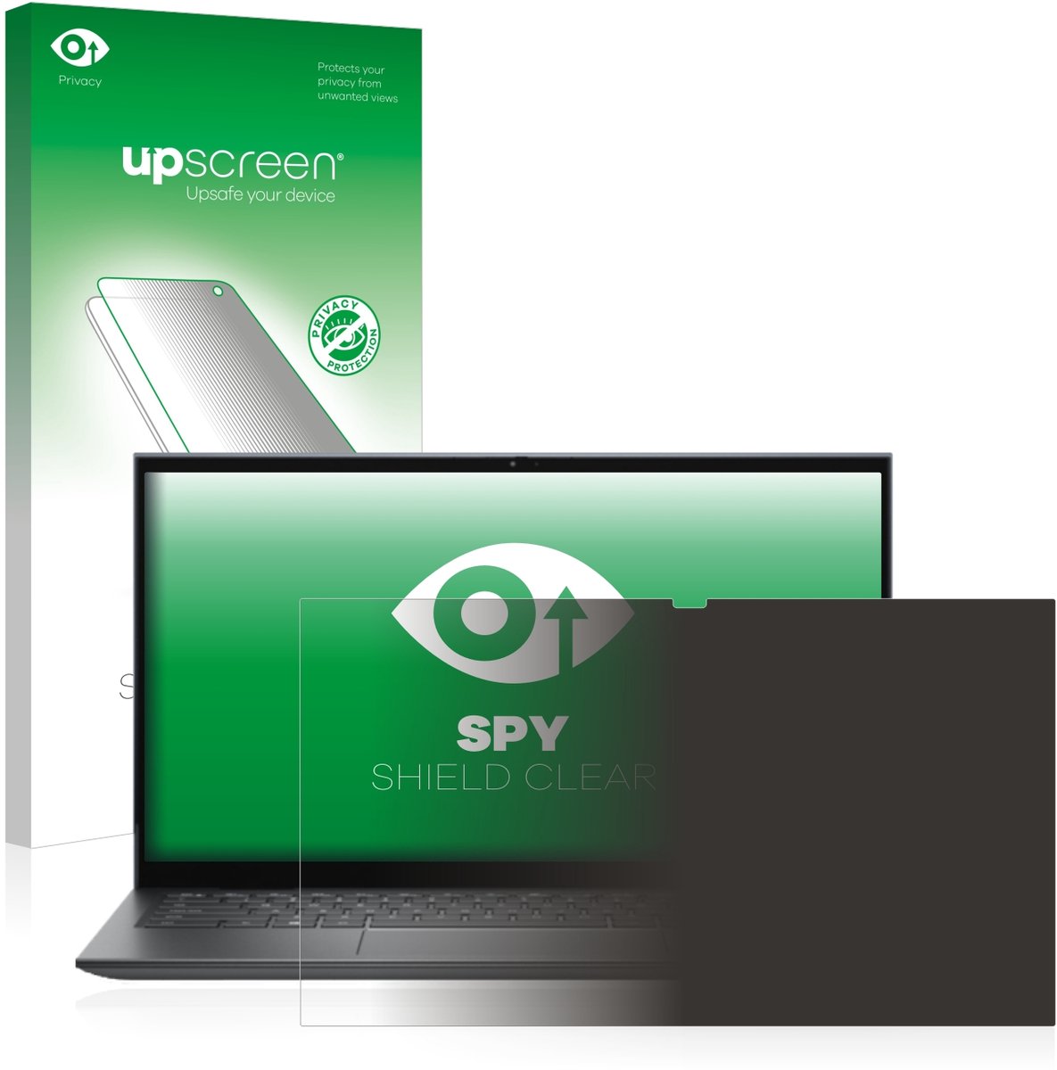 upscreen - privacy screenprotector voor Dell Inspiron 14 7415 2-in-1 - Folie Beschermfolie Blauwlichtfilter