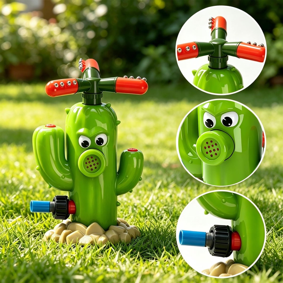 SnelShoppen - Watersprinkler voor Volwassenen, Grappige Zomerwatersprinkler, Outdoor Waterspeelgoed, Eenvoudige Installatie, Gazonsproeier voor Kinder