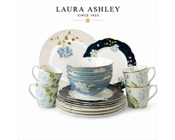 Laura Ashley Heritage Collectables Serviesset 4 persoons - 16 Delig