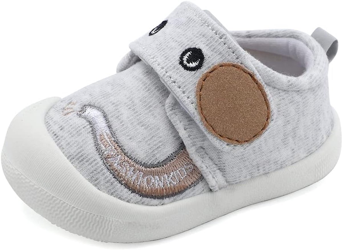 SnelShoppen - Unisex Baby Jongens Meisjes Eerste Loop Schoenen Cartoon Peuters Anti-Slip Rubber Prewalker Schoenen 0-24 Maanden