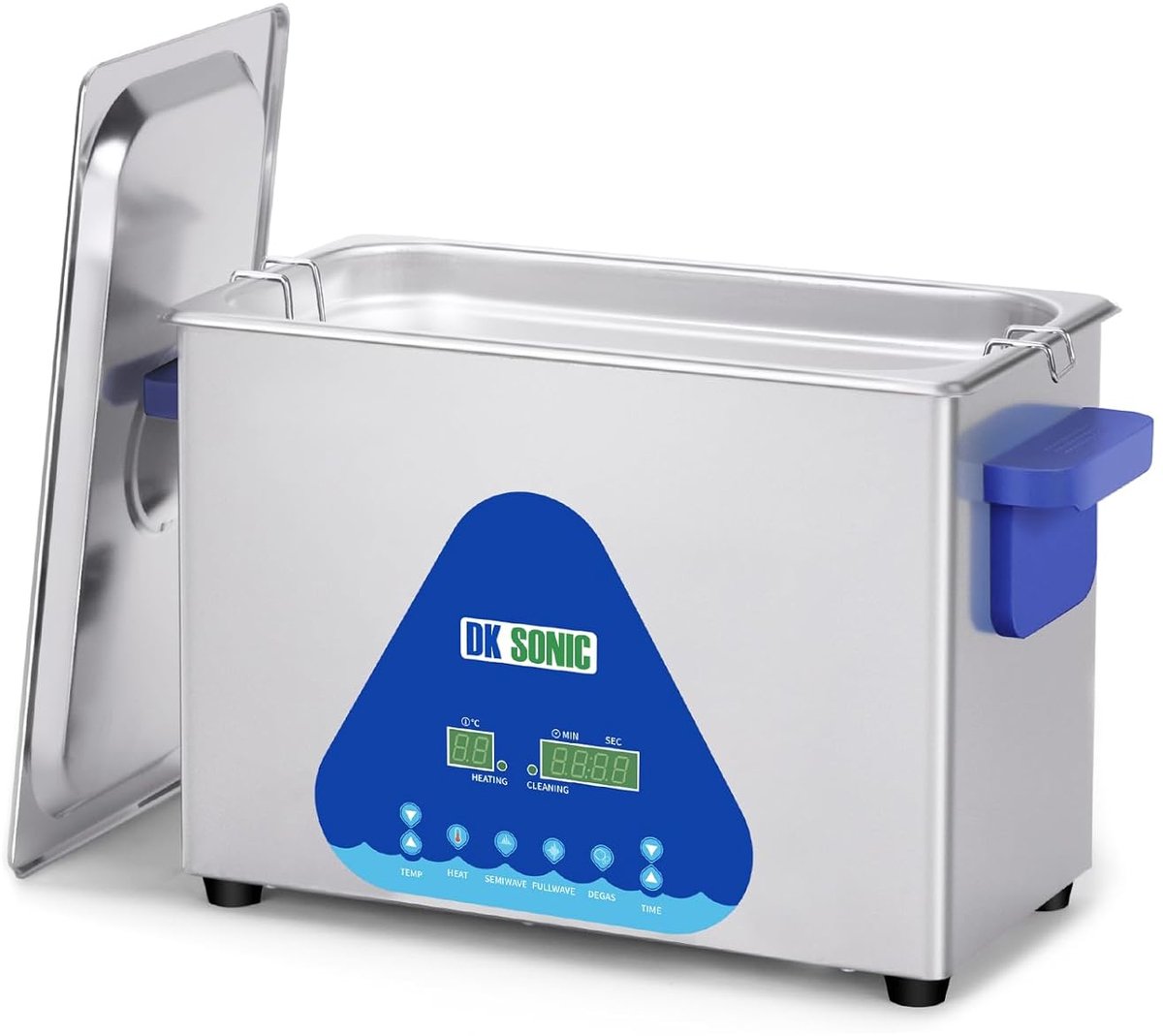 SnelShoppen - Ultrasonic Cleaner 4L 120W met Verwarming & Timer - Digitale Controle voor Sieraden, Brillen, Horloges - Inclusief Mandje - Multi-Reinig