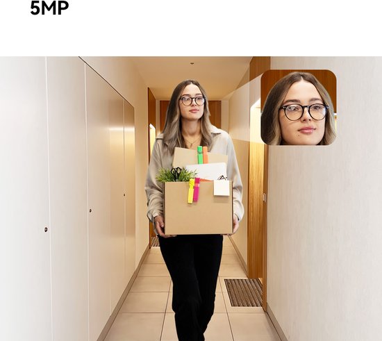 IMOU VD1 Digitale Deurspion met Camera - 5MP - Wifi 6 - 4,3" Scherm - Slimme Persoonsdetectie - Geschikt voor Appartementen & Huurwoningen van Imou — afbeelding 4