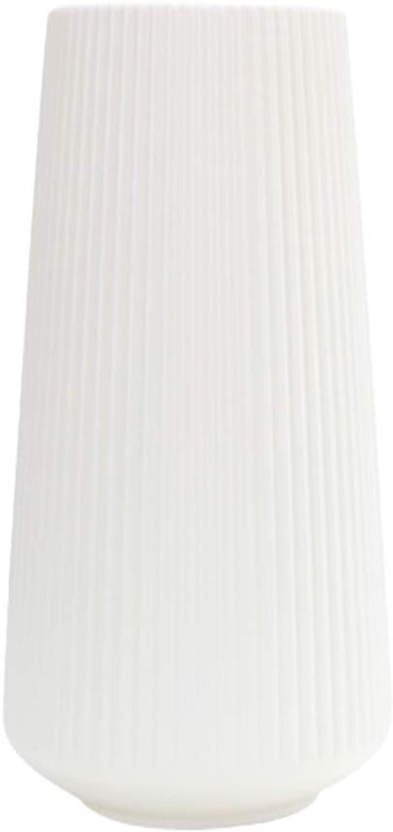 SnelShoppen - Plastic Vazen voor Bloemen, Hoge Decoratieve Vaasje, Scandinavische Stijl, Modern Voor Woonkamer, Kantoor, Bruiloft, Onbreekbaar en Lich