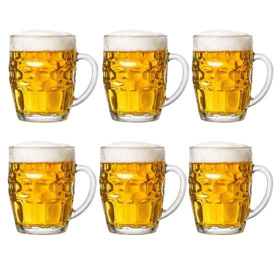 Bierpullen - Set van 6 stuks - 560 ml - Bierglazen - Oktoberfest
