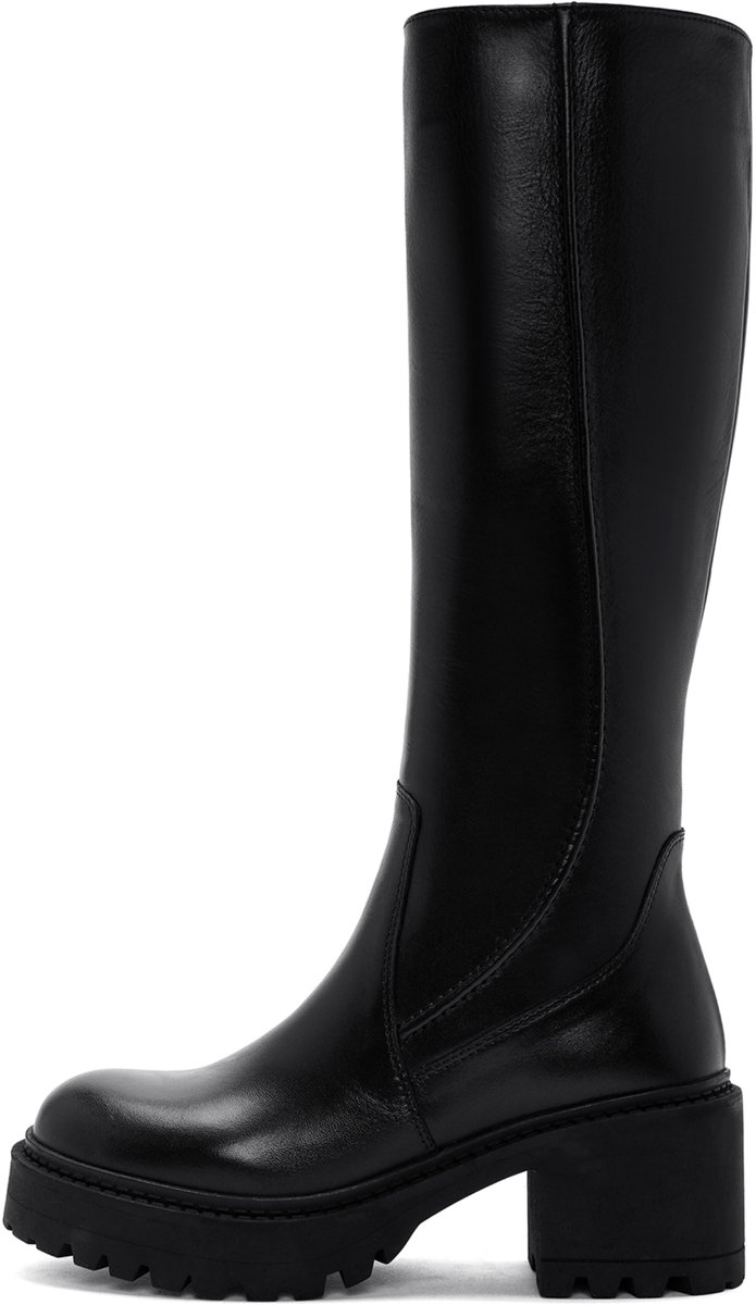 DERIMOD Boots Leather Heeled Boots