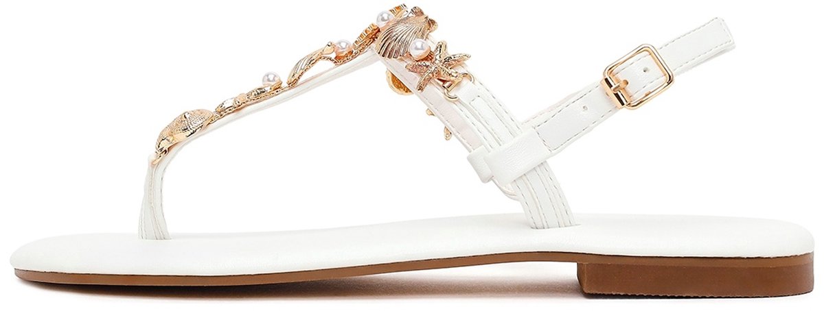 DERIMOD Sandalen Imitation Leren Sandalen