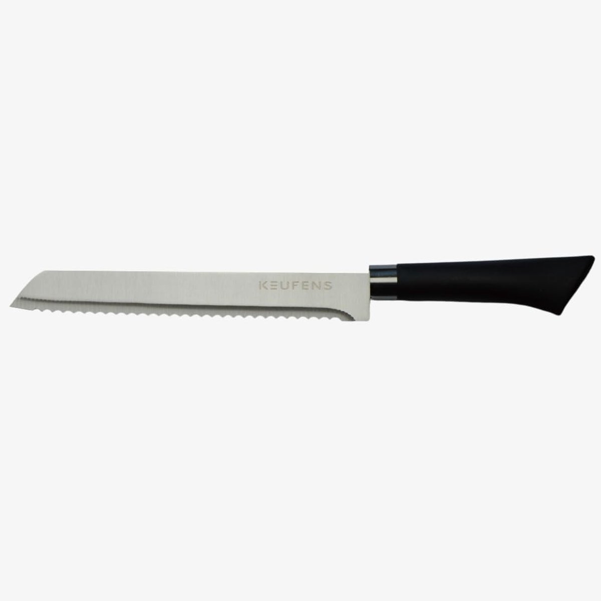 SnelShoppen - Broodmes Serrated - Knurlingmes - Afwasmachinebestendig - 32.5 cm - Roestvrij staal - Ideaal voor Baguette, Hard Brood en Taarten