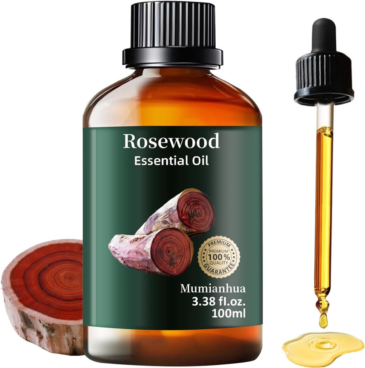 SnelShoppen - Rozenhout Etherische Olie 100 ml - 100% Pure Essentiële Olie voor Diffuser en Kaarsen | Natuurlijke Aroma-Olie voor Huidverzorging en Ha