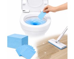 Jasmijn Reinigingsvellen voor Toilet & Vloer – 30 Oplosbare Schoonmaakvellen – Microvezel Reinigingsdoekjes – Citroenzuur Formule – Voor Tegels, Hout, Marmer & Sanitair