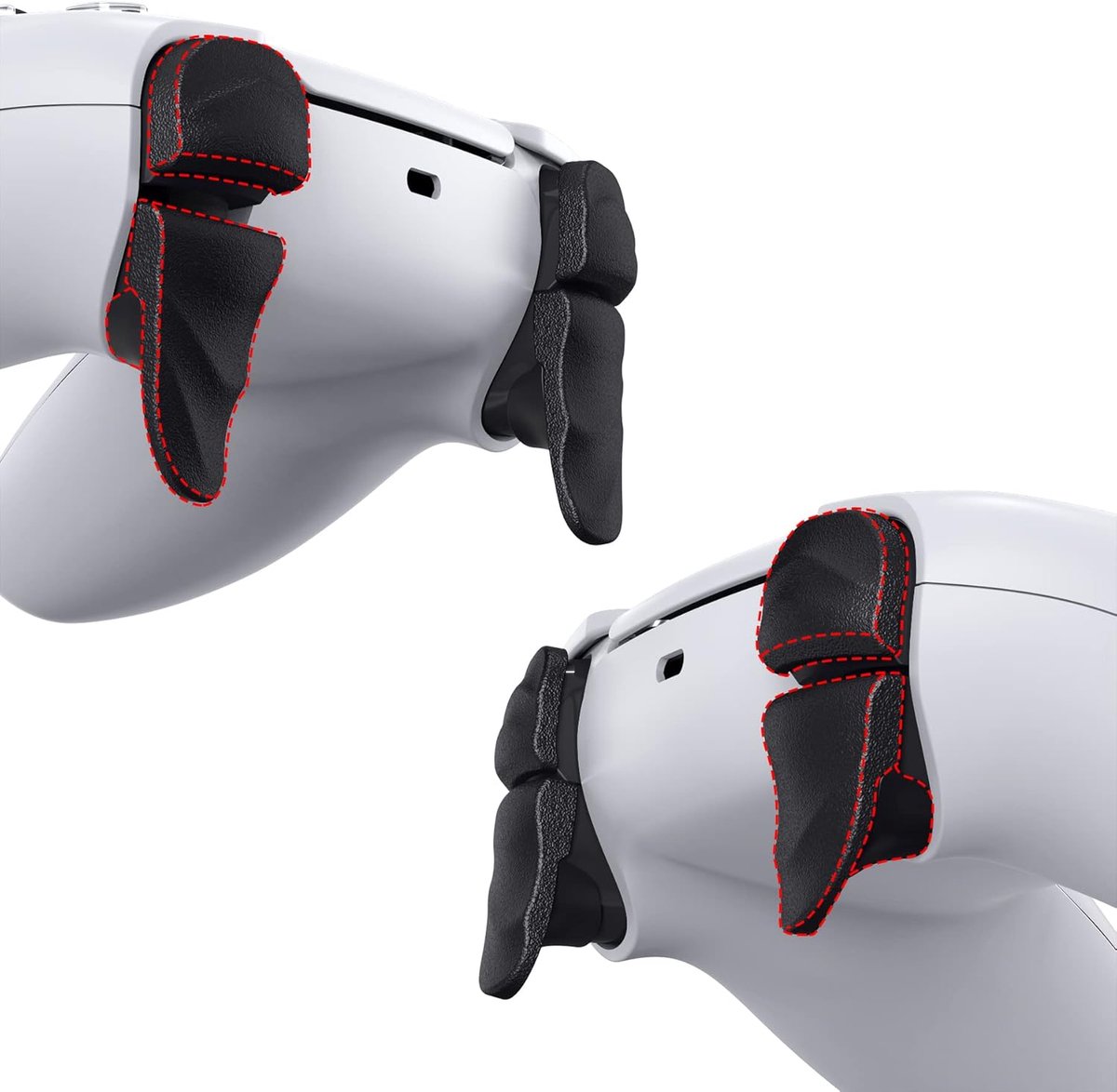 SnelShoppen - Trigger Extender voor PS5 Controller - Bumper Trigger Extenders voor PS5 Edge & PS Portal - Zwart - Verhoog Button Respons en Precisie -