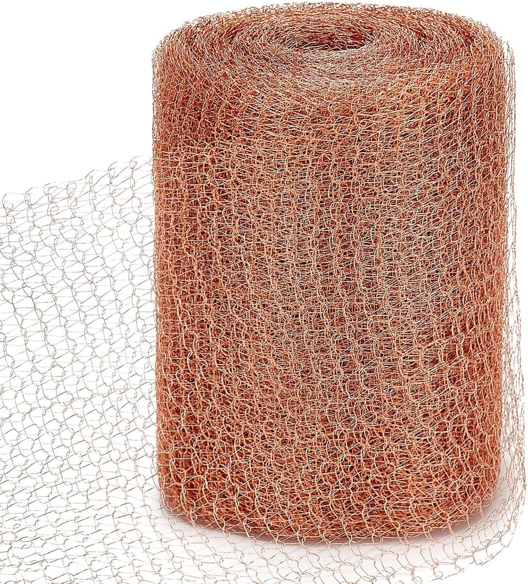 SnelShoppen - Copper Tape Tegen Slakkenbescherming, Koper Net voor Tuin, Slakkenkrans van 100% Koper Draad, 6m Voor Bloembedden en Muizenbescherming