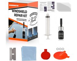 SnelShoppen - Windshield Repair Kit voor Auto, Schadeherstelset voor Ruit, Reparatievloeistof voor Krassen en Scheuren, Glasreparatie Accessoires, Ges