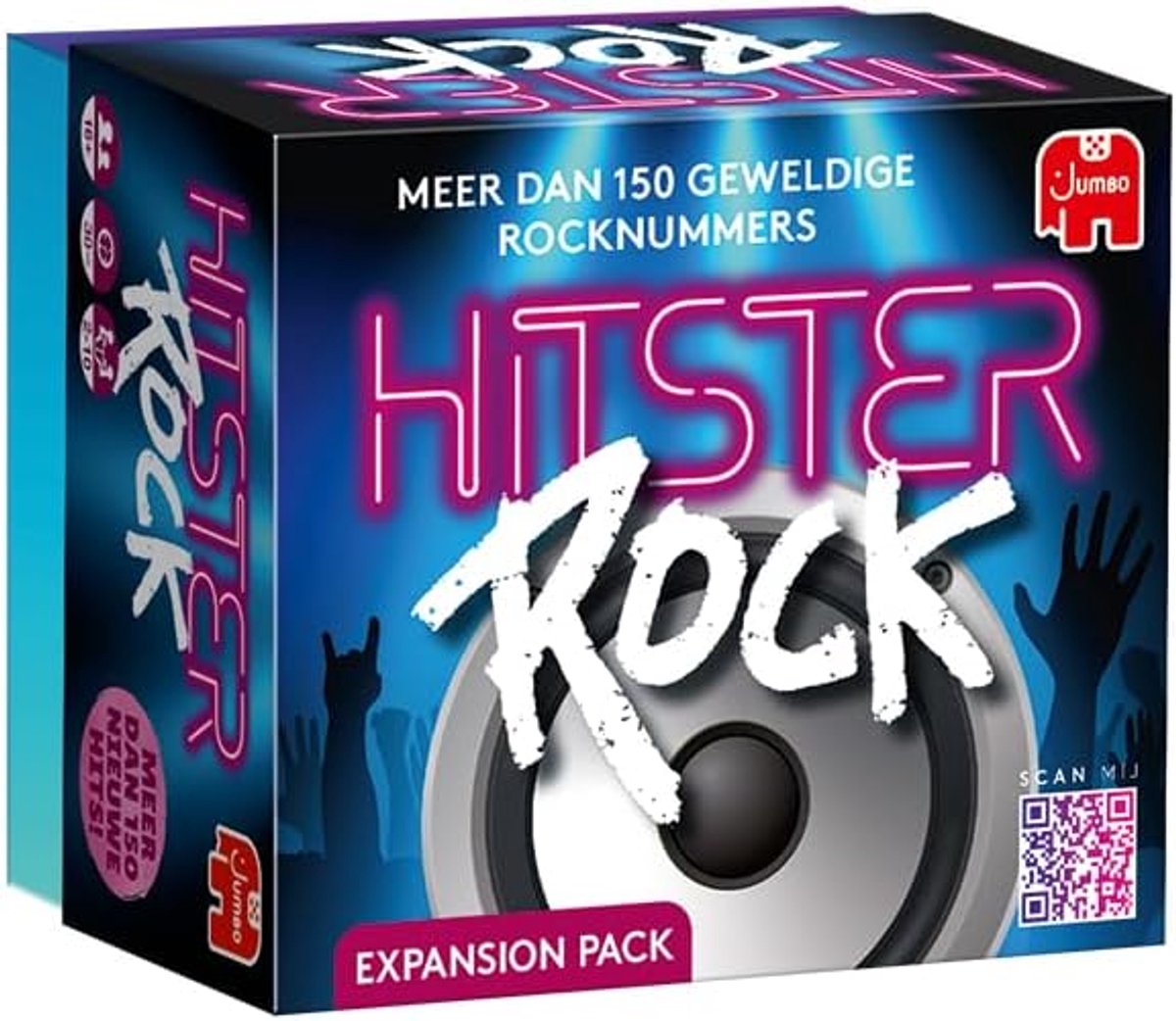 SnelShoppen - Hitster Rock Uitbreidingset Muziekspel voor Volwassenen, Actiespel voor Feesten, Kaartspel voor 2-10 Spelers, Party Game met 300+ Hits,
