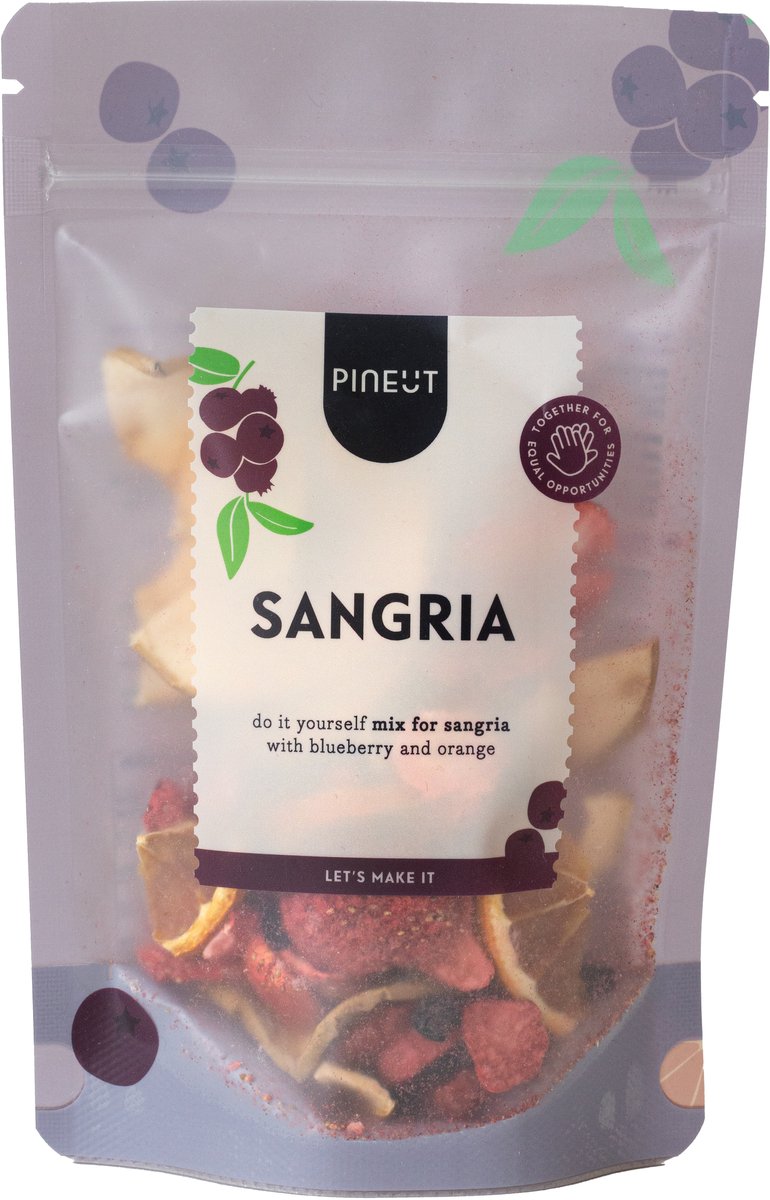 Pineut Rode Sangria Cocktailmix - Zelf Sangria Maken - Biologisch