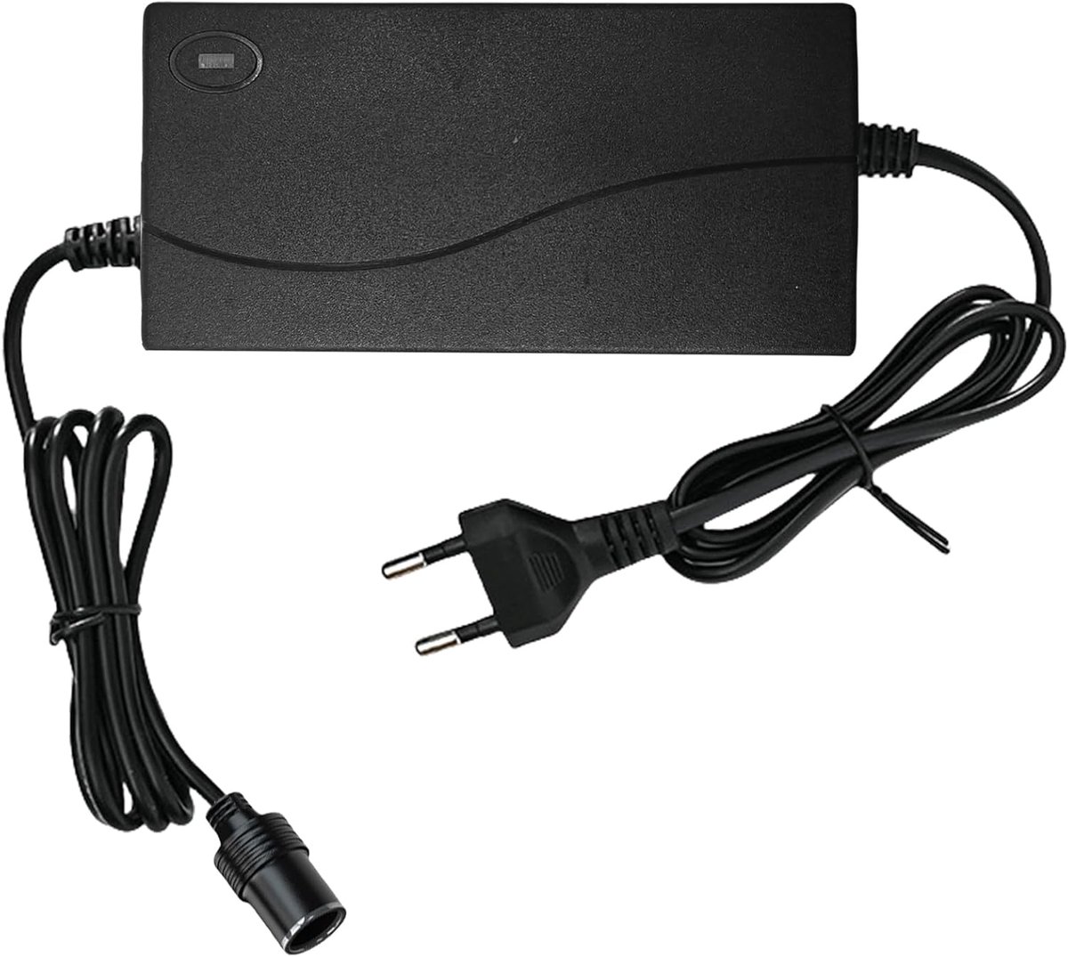 SnelShoppen - Auto-Voedingsadapter Spanningsomvormer 180W/15A voor Koelbox, Stofzuiger, Compressor, Bandenpomp - Sigarettenaansteker AC-DC Adapter