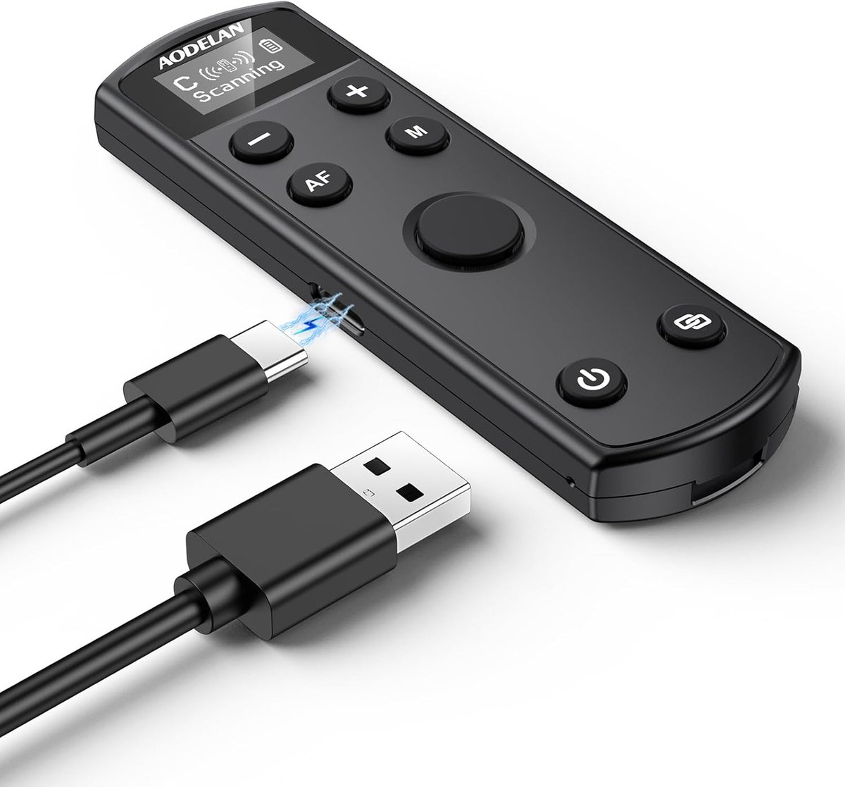 SnelShoppen - Draadloze Oplaadbare Afstandsbediening voor Canon Camera's - Ontspanknop Zoom Focus Compatibel met R50, G7X Mark III, R6 Mark II, R5, R6