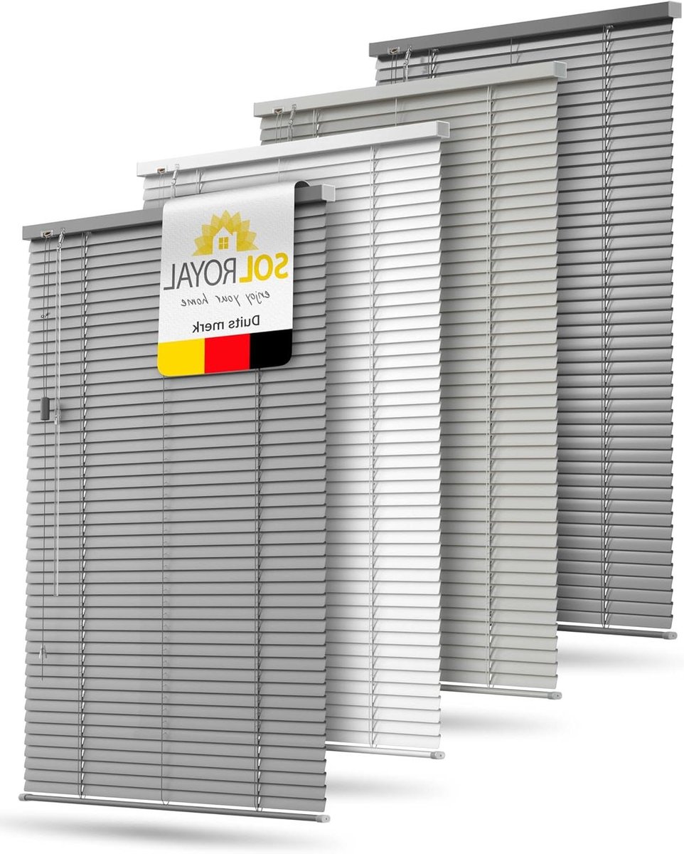 Aluminium Jaloezie - Raambekleding Binnen - Privacy en Zonwering - Montage Zonder Boren -