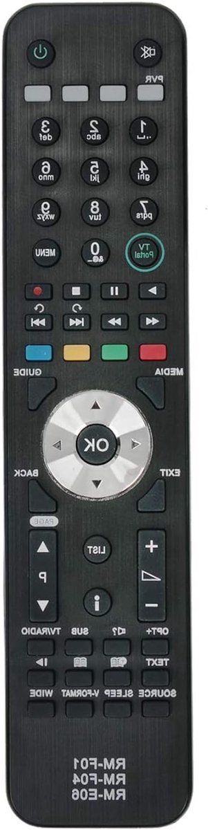 Vervangende Afstandsbediening - Universele Bediening - TV Bediening - Direct Klaar Voor Gebruik - 10 Meter Bereik - Zwart
