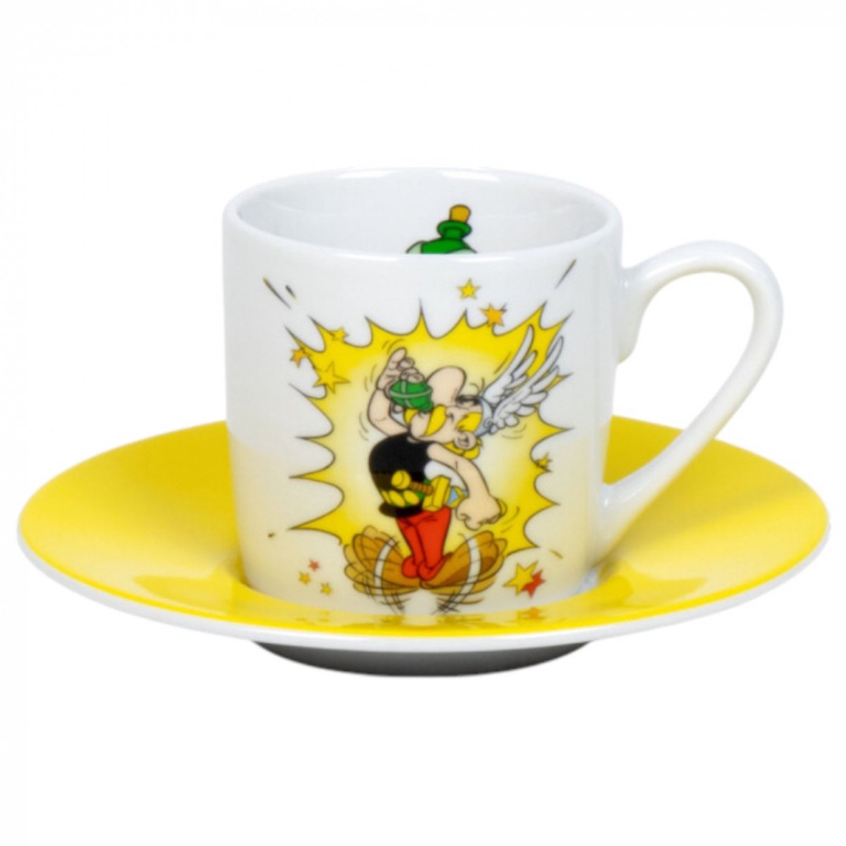 Espresso kopje en schotel - Konitz koffiemok - Asterix en Obelix - 85 ML