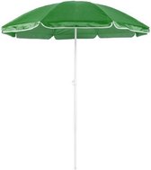 Groene strand parasol van nylon