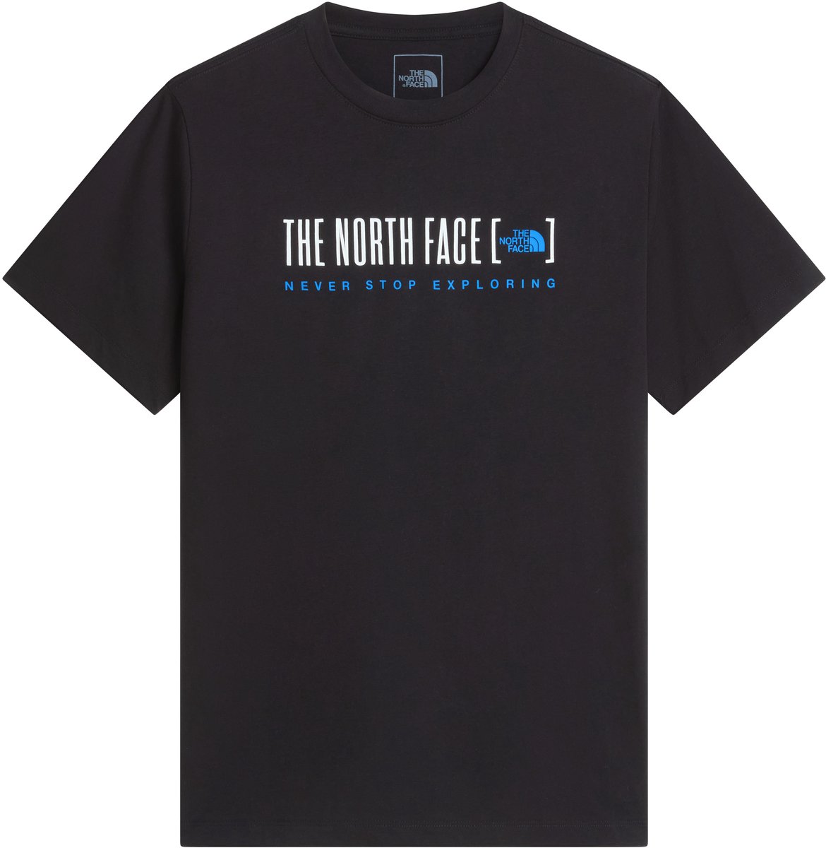 The North Face M BRACKET LOGO REGULAR SS TEE Heren Outdoorshirt - TNF BLACK