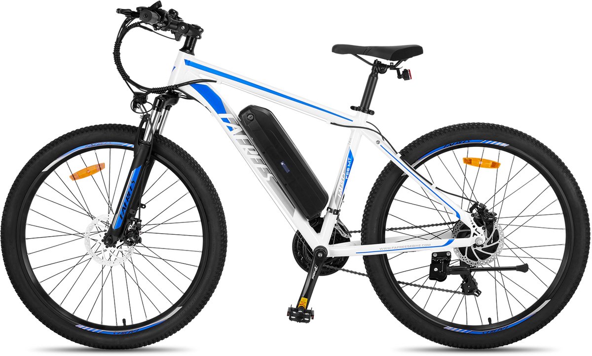 Fafrees 27,5 inch Elektrische Mountainbike - 250W Motor - 15AH - Blauw thumbnail 2
