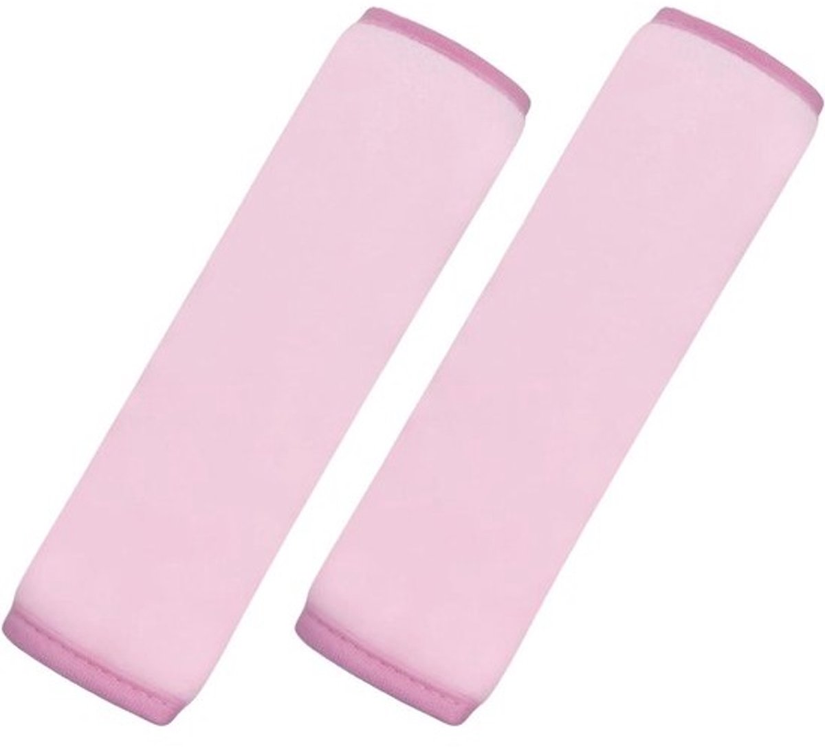 Gordelkussen Auto - Schouderkussen Veiligheidsgordel - Comfortabel Rijden - Zacht Fluweel Oppervlak - 25 x 6 cm - Roze