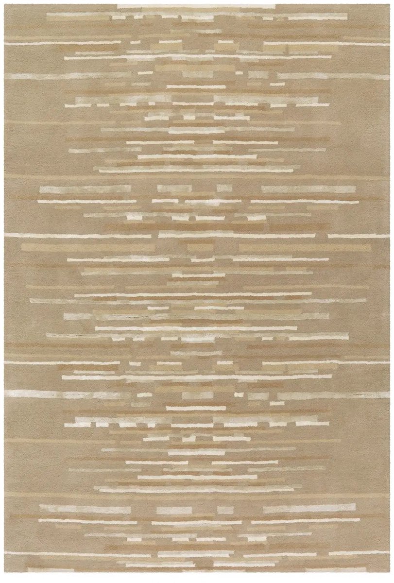 Dutch XXL Wollen Vloerkleed | Tapijt | Satin | Lijnen | Beige