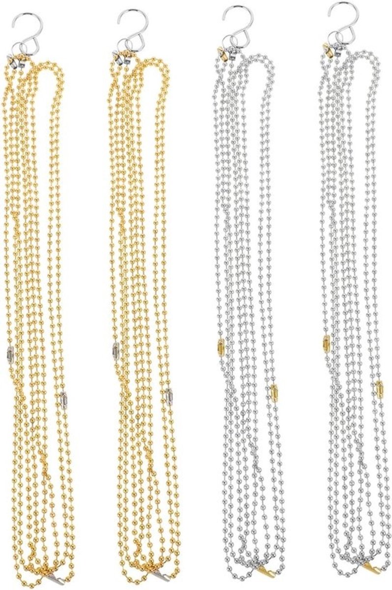 Volleybal Net Meetketting - Sport Meetgereedschap - Nethoogte Bepalen - Precisie Kettingmethode - 250 cm - Gemengde Kleur