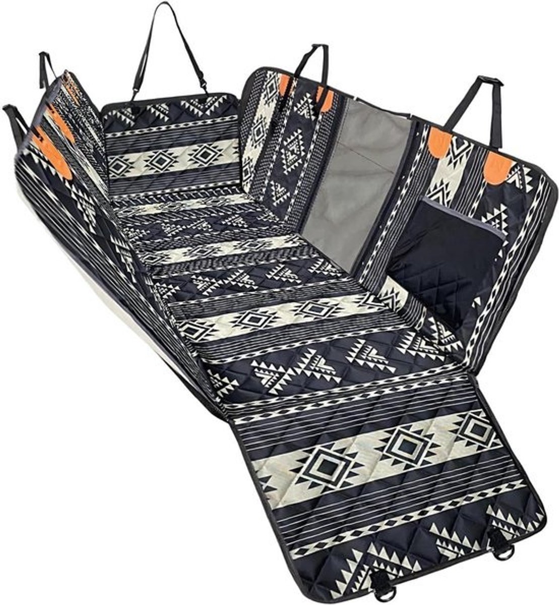 Hondenautohoes - Beschermhoes Auto - Veilig Reizen - Waterdicht Antislip - 147x137cm - Zwart