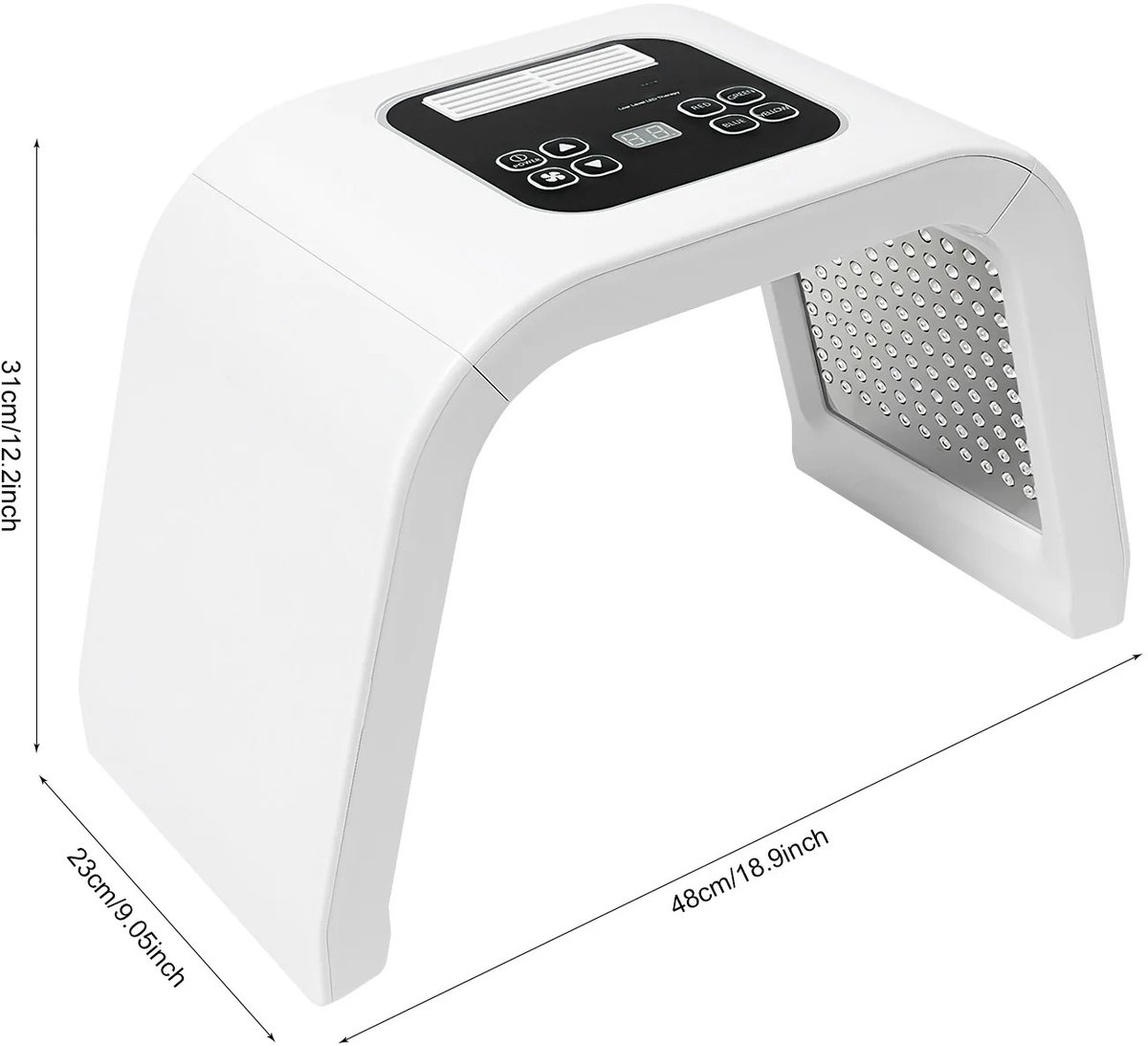 NextNovaDeals LED Gezichtsmasker - 7 Kleuren PDT Lichttherapie - 287 LEDS - Oplaadbaar Beauty Apparaat - Huidverzorging Salon