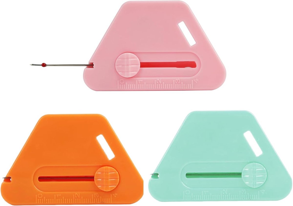 Multifunctionele Polygonale Naai Gids Set van 3 Stuks met Schaal en Uittrekbare Accessoires voor Naaimachine
