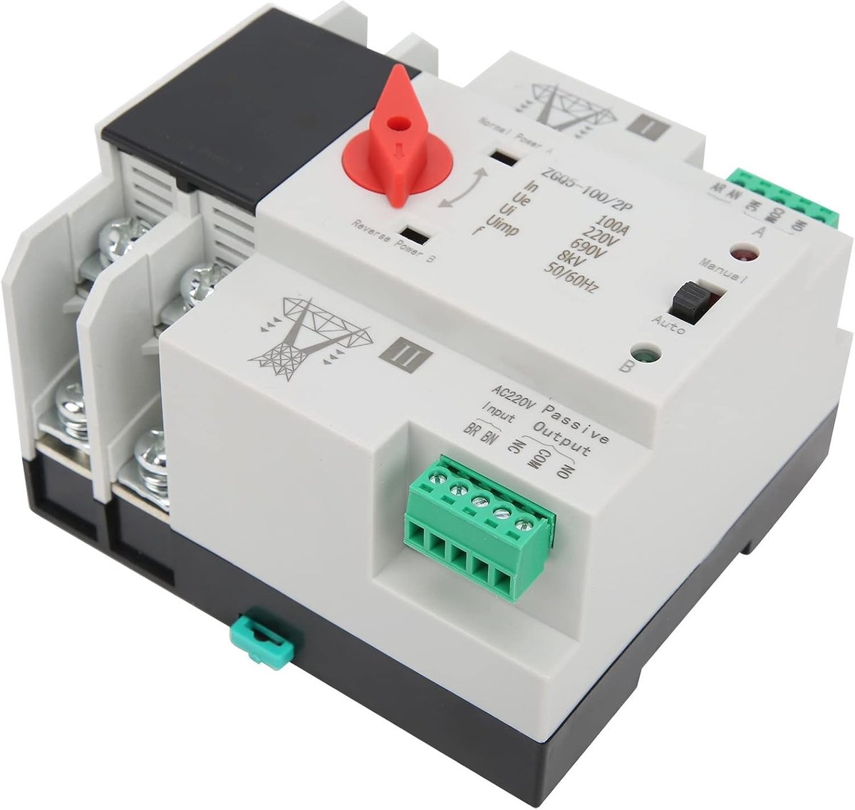 Automatische stroomoverdracht, dubbele stroominverter, betrouwbare thuisoverschakelaar voor noodstroomvoorziening - 220V back-up energiebeheer systeem